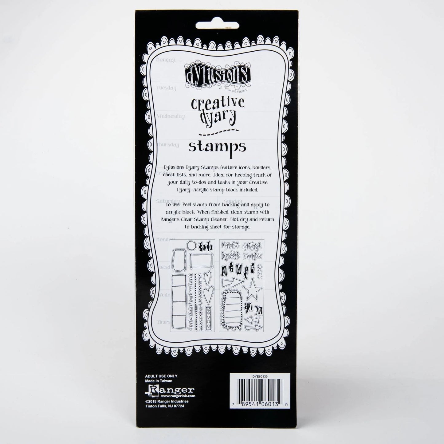 DYAN REAVELEY'S DYLUSIONS CREATIVE DYARY STAMP SET #2