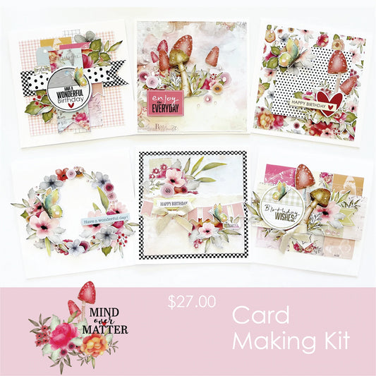 MIND OVER MATTER CARD MAKING KIT BY UNIQUELY CREATIVE