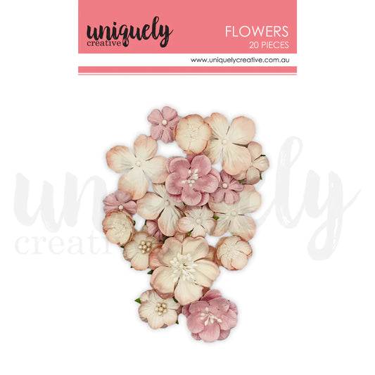 DUSTY PINK FLOWERS BY UNIQUELY CREATIVE