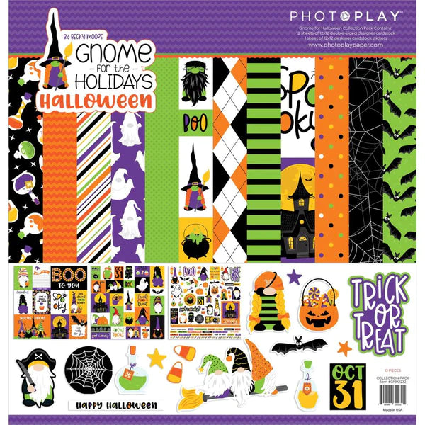 GNOME FOR HALLOWEEN 12" X 12" COLLECTION PACK BY PHOTOPLAY