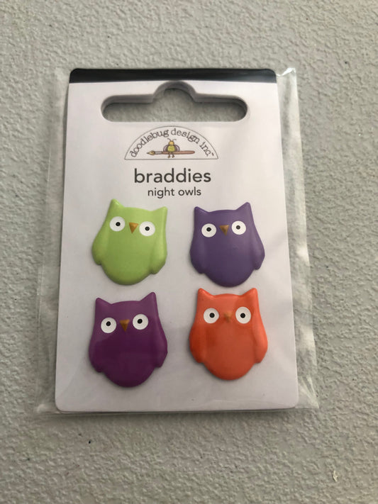 NIGHT OWLS BRADDIES BY DOODLEBUG DESIGN INC