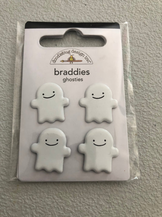 GHOSTIES BRADDIES BY DOODLEBUG DESIGN INC