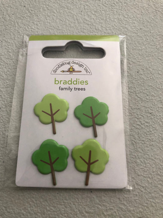 FAMILY TREES BRADDIES BY DOODLEBUG DESIGN INC