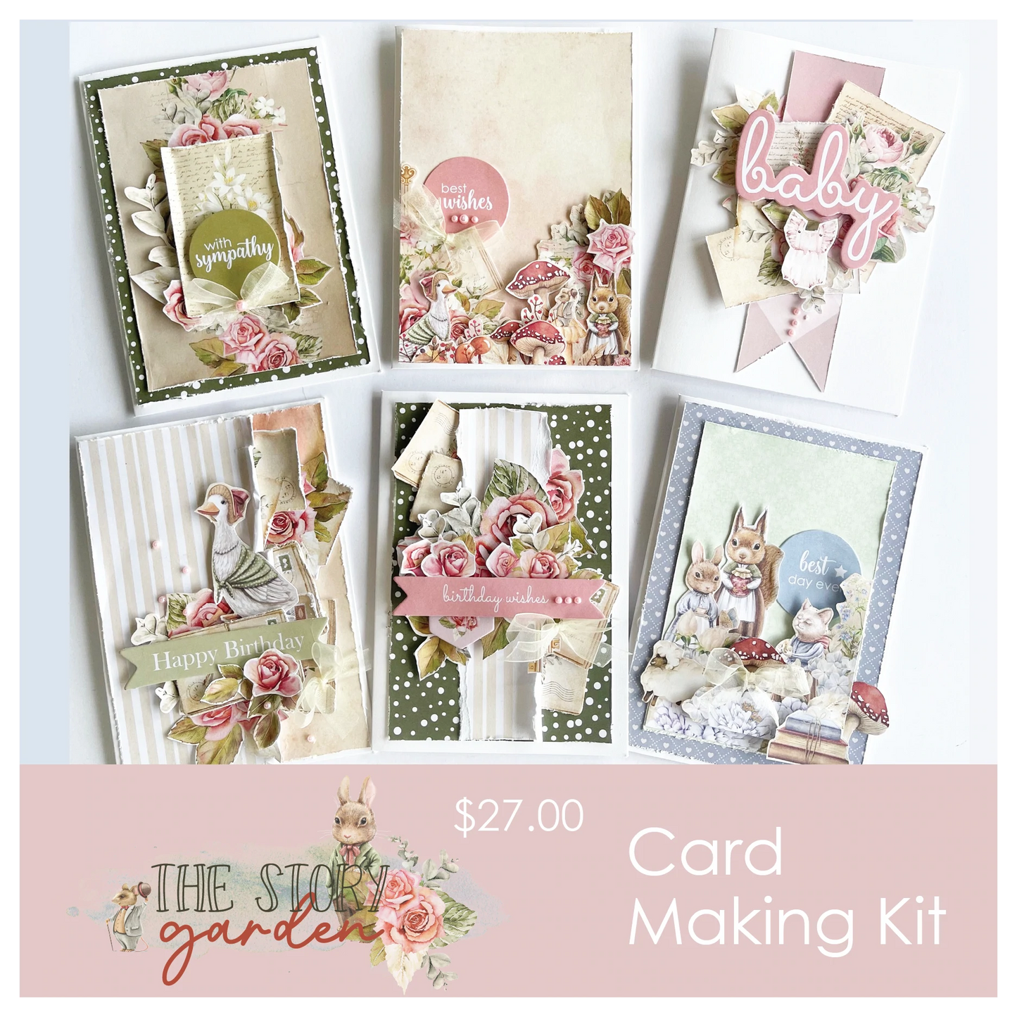 THE STORY GARDEN CARD MAKING KIT BY UNIQUELY CREATIVE