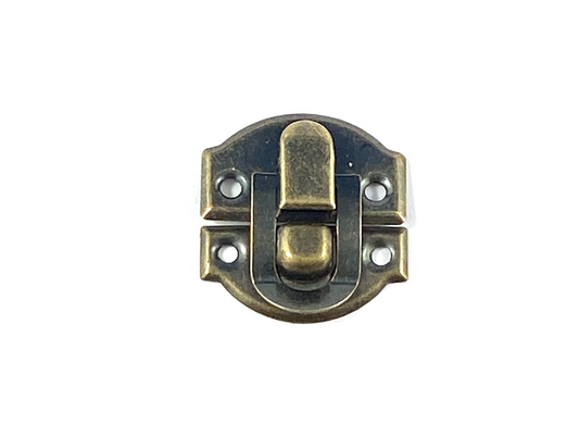 LOCK - CURVE CLASP LATCH - BRONZE