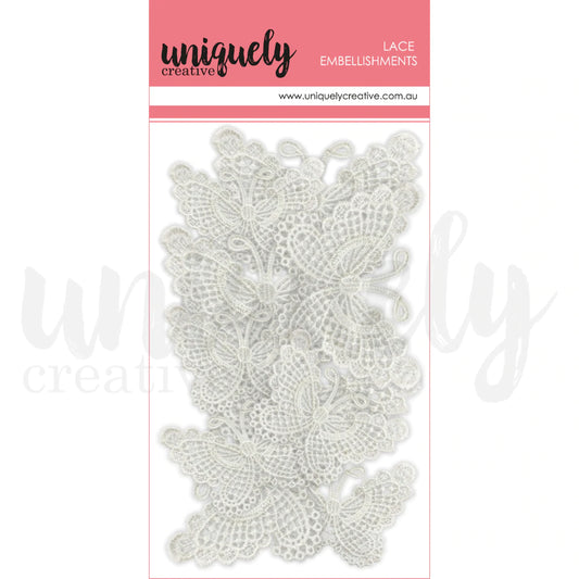 LACE BUTTERFLIES BY UNIQUELY CREATIVE