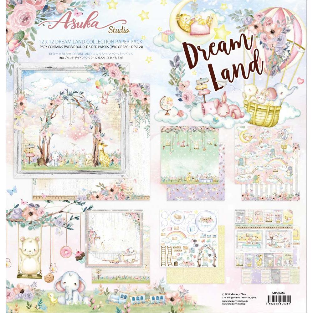 DREAM LAND 12" X 12" COLLECTION PAPER PACK BY ASUKA STUDIO