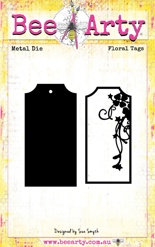 FLORAL TAGS DIE BY BEE ARTY