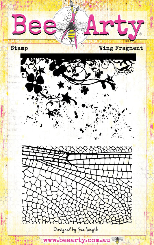 WING FRAGMENT CLEAR STAMP SET BY BEE ARTY
