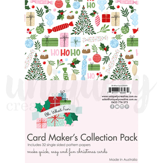 OH WHAT FUN A5 CARD MAKER'S COLLECTION PACK BY UNIQUELY CREATIVE