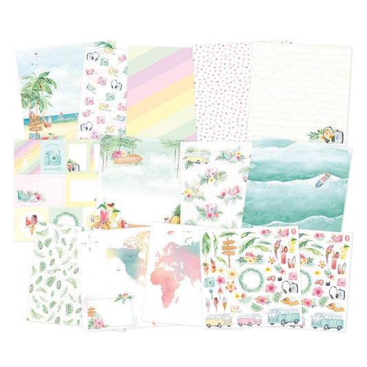 P13 DOUBLE SIDED 12" X 12" PAPER PAD - SUMMER VIBES