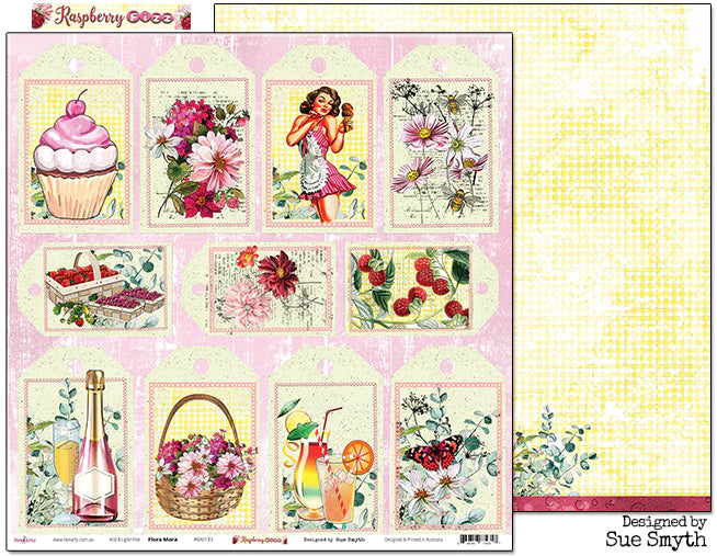 RASPBERRY FIZZ 12" X 12" COLLECTION PACK - BEE ARTY