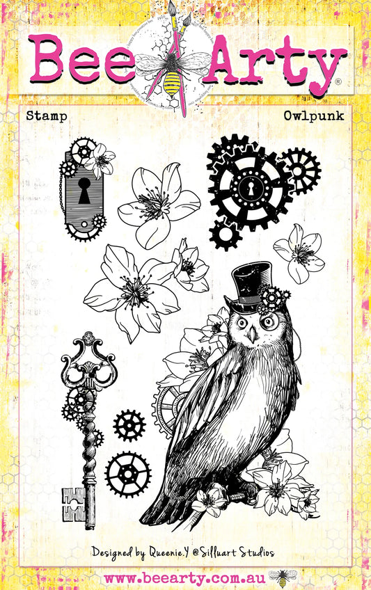 OWLPUNK CLEAR STAMP SET BY BEE ARTY