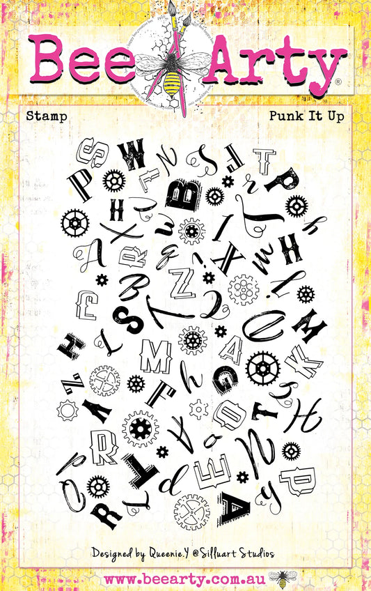 PUNK IT UP CLEAR STAMP SET BY BEE ARTY