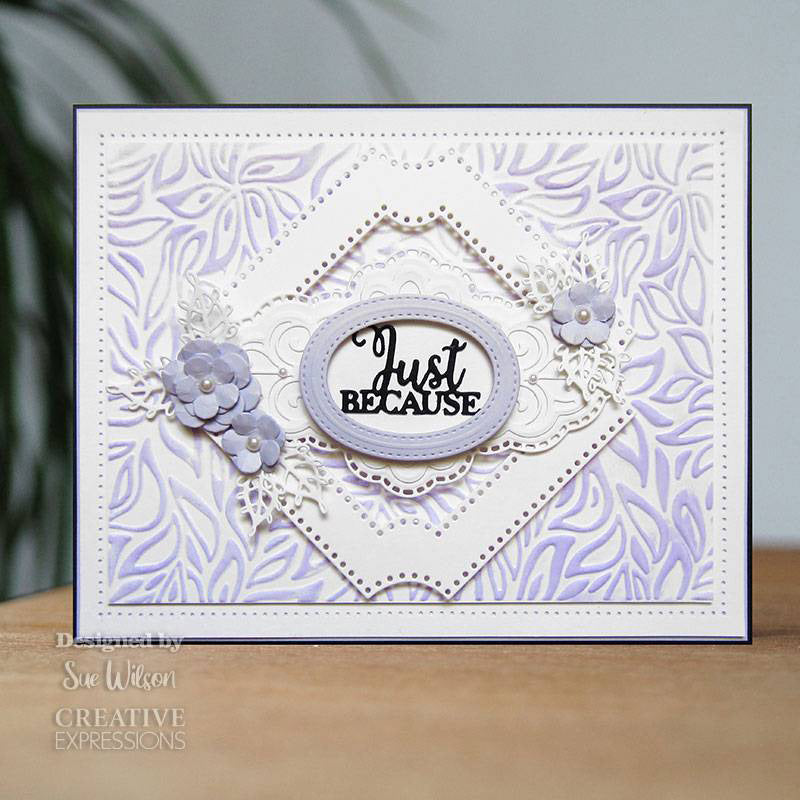 CREATIVE EXPRESSIONS 3D EMBOSSING FOLDER - FLORAL DAYDREAM