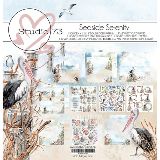 SEASIDE SERENITY 12" X 12" COLLECTION PACK - STUDIO 73