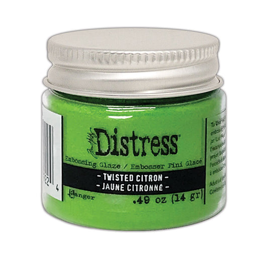 DISTRESS EMBOSSING GLAZE - TWISTED CITRON - TIM HOLTZ/RANGER