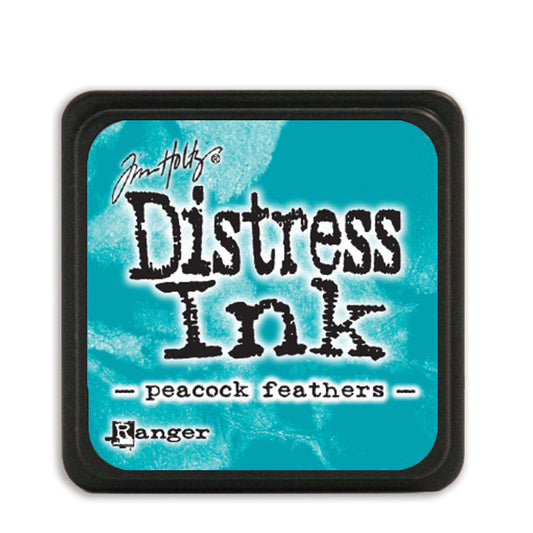 DISTRESS INK PAD MINI - PEACOCK FEATHERS - TIM HOLTZ/RANGER