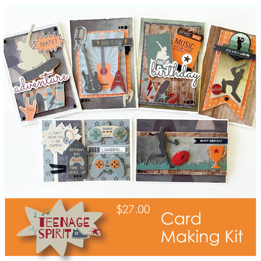 TEENAGE SPIRIT CARD MAKING KIT BY UNIQUELY CREATIVE