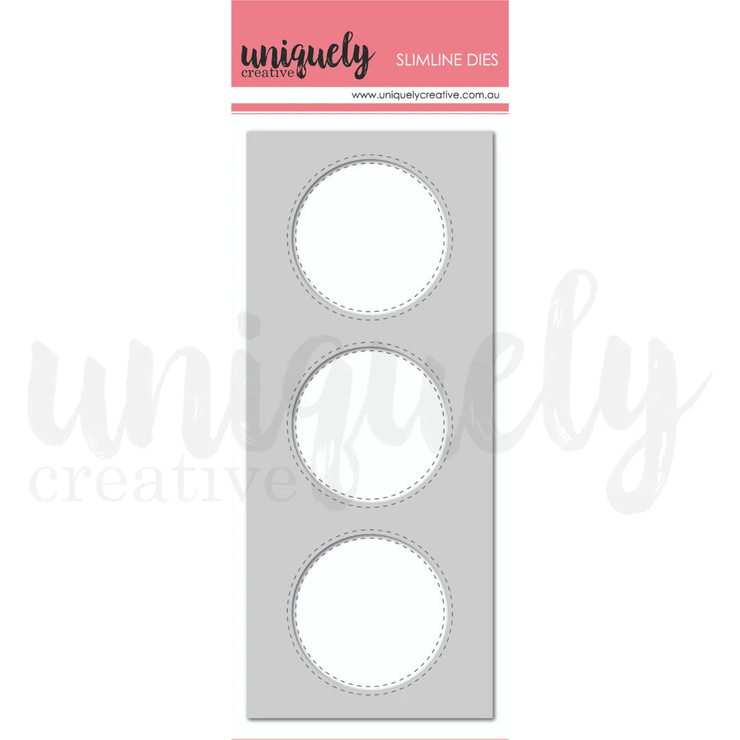 SLIM 3 CIRCLE WINDOW DIE BY UNIQUELY CREATIVE