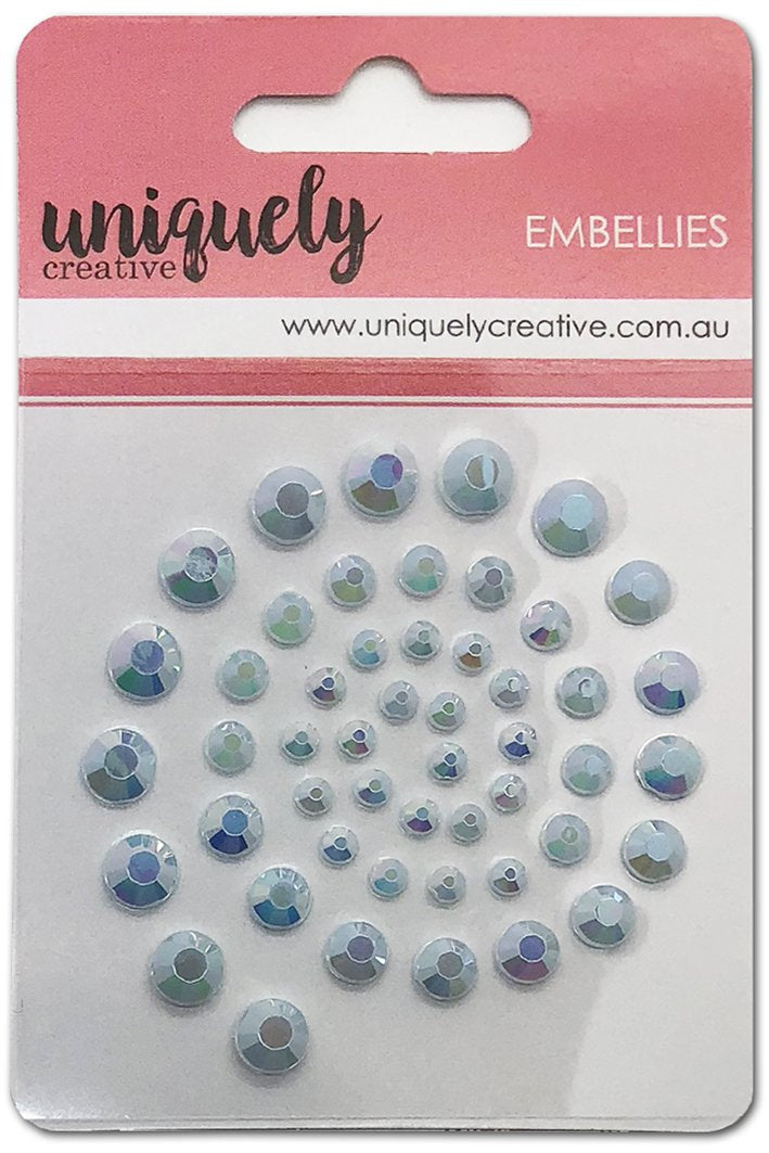 LIGHT BLUE RHINESTONES