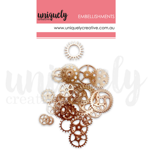 ROSE GOLD METAL COG PACK BY UNIQUELY CREATIVE