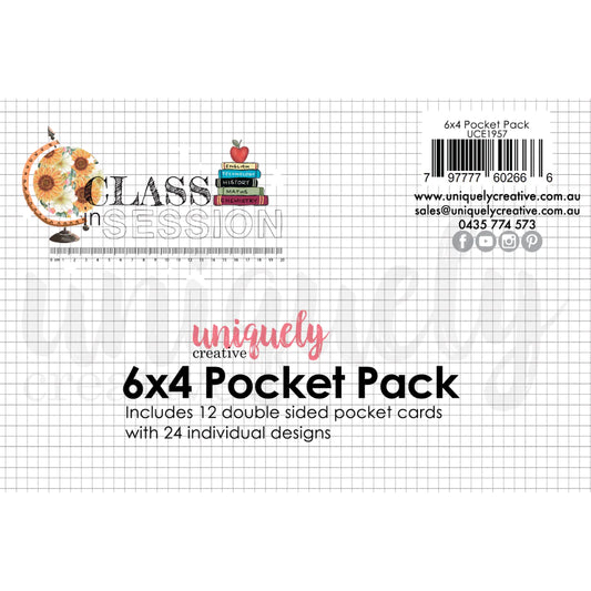 CLASS IN SESSION 6" X 4" POCKET PACK BY UNIQUELY CREATIVE