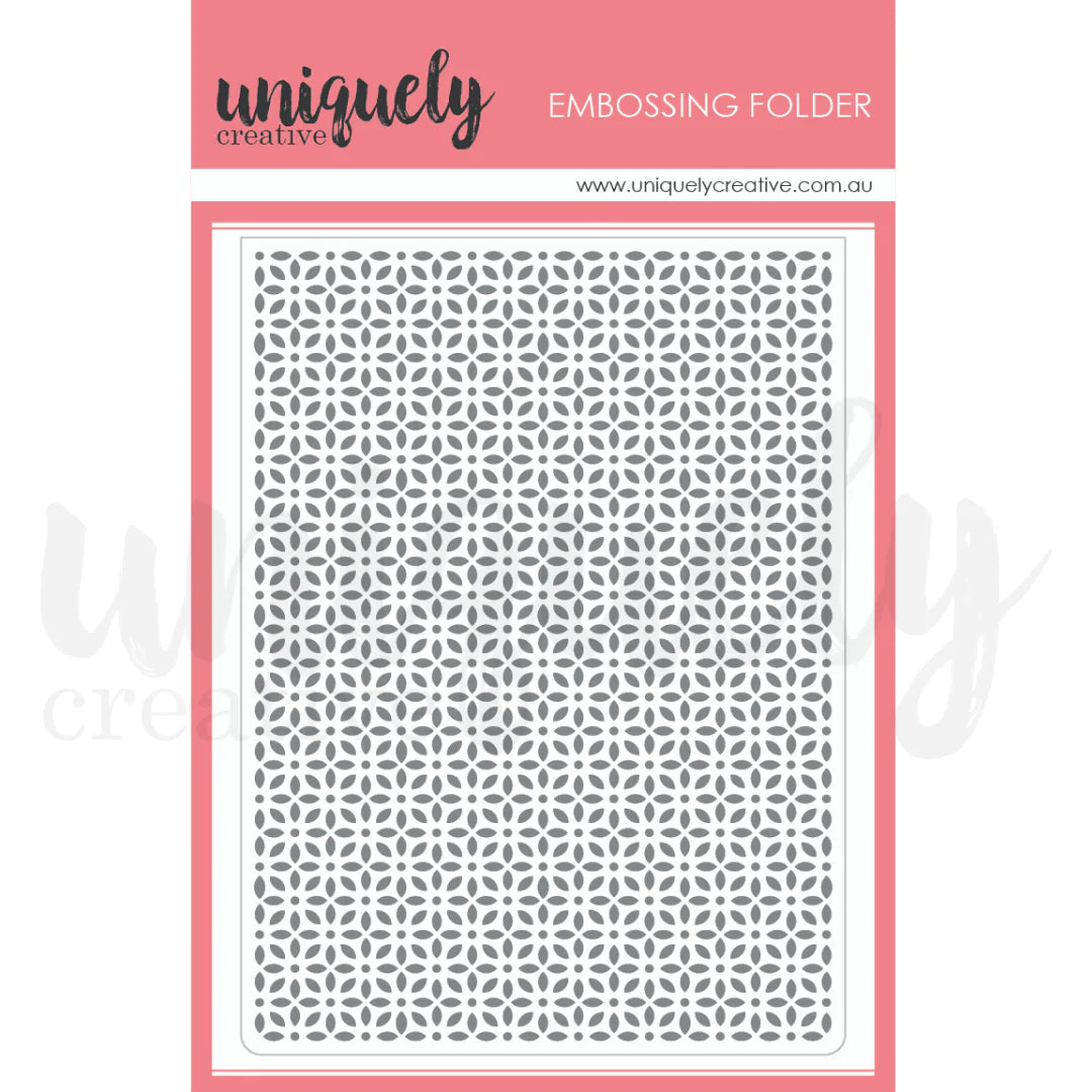 DAISY EMBOSSING FOLDER BY UNIQUELY CREATIVE