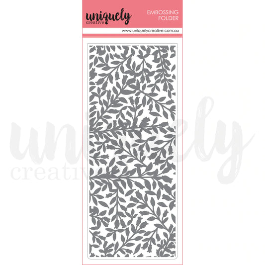 BREATHTAKING SLIMLINE EMBOSSING FOLDER BY UNIQUELY CREATIVE