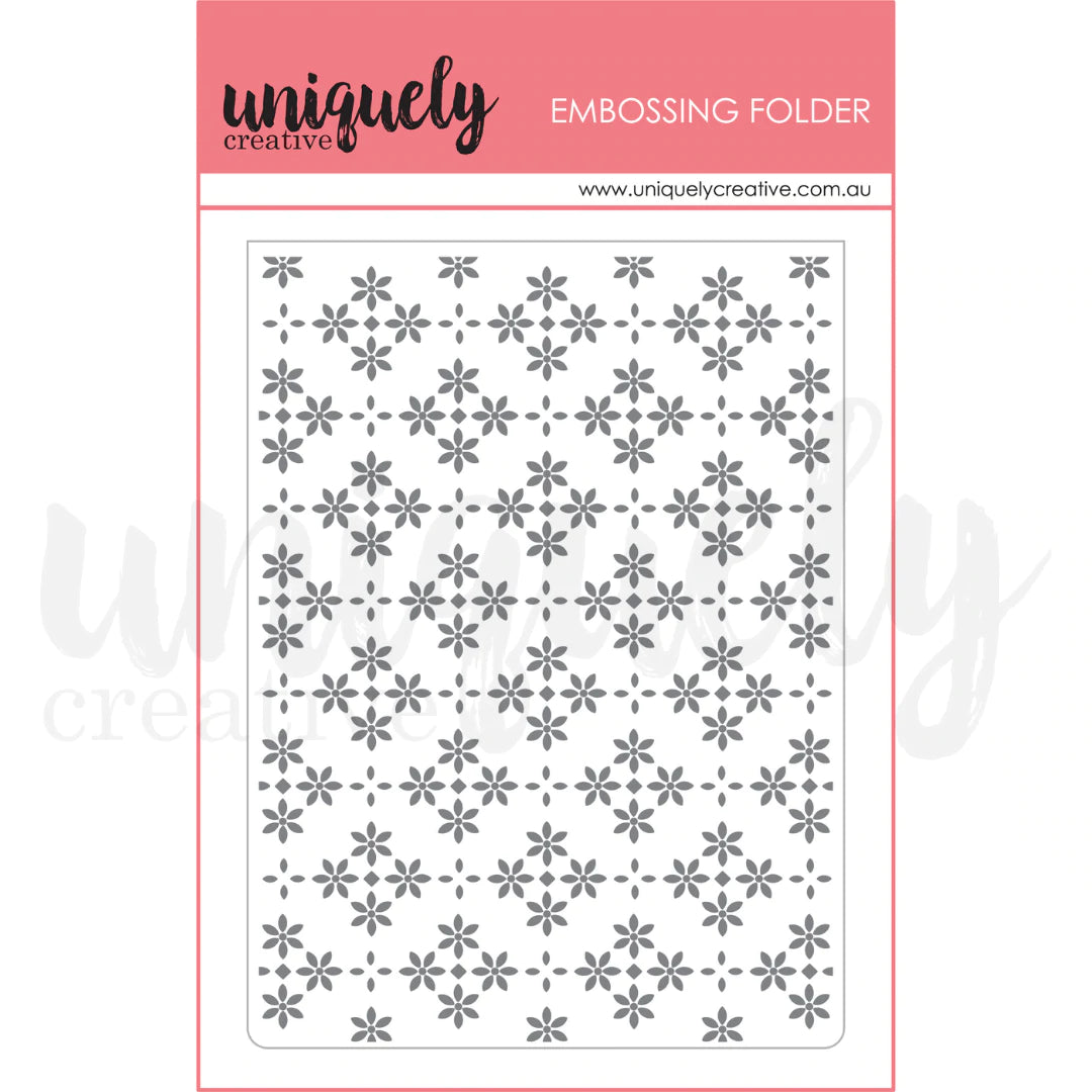 EXTRAORDINARY EMBOSSING FOLDER BY UNIQUELY CREATIVE