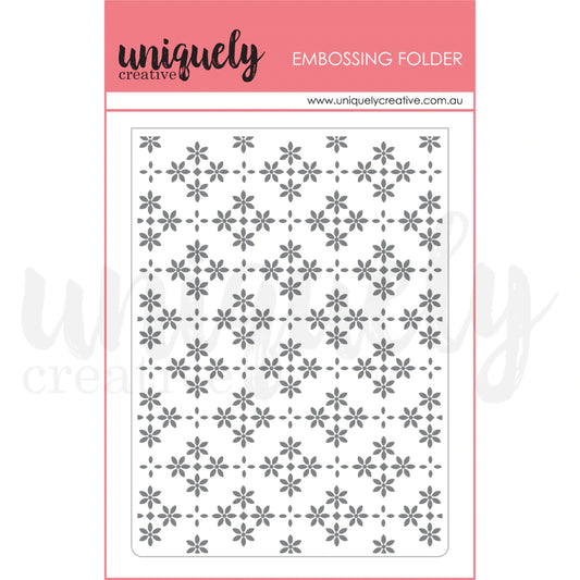 EXTRAORDINARY EMBOSSING FOLDER BY UNIQUELY CREATIVE