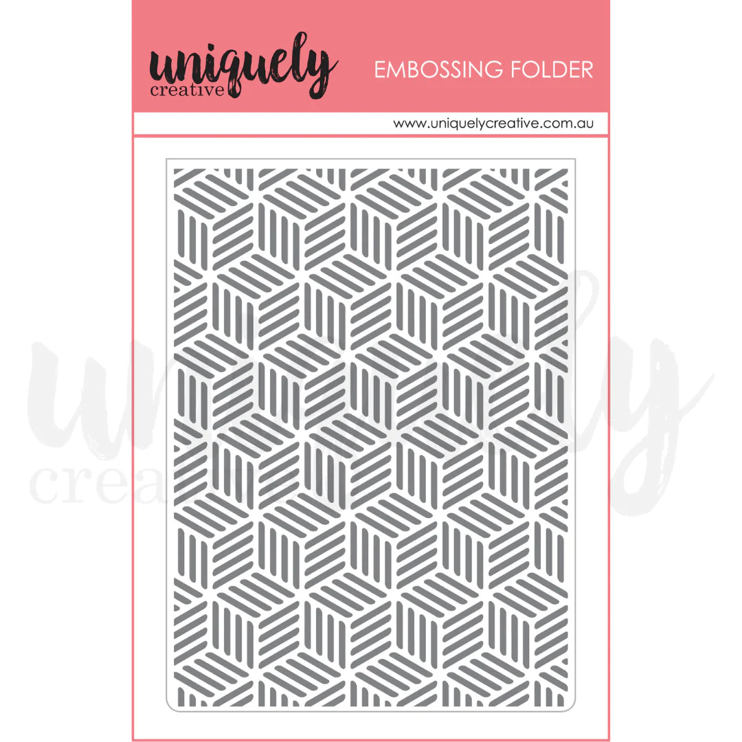 MESMERISE EMBOSSING FOLDER BY UNIQUELY CREATIVE