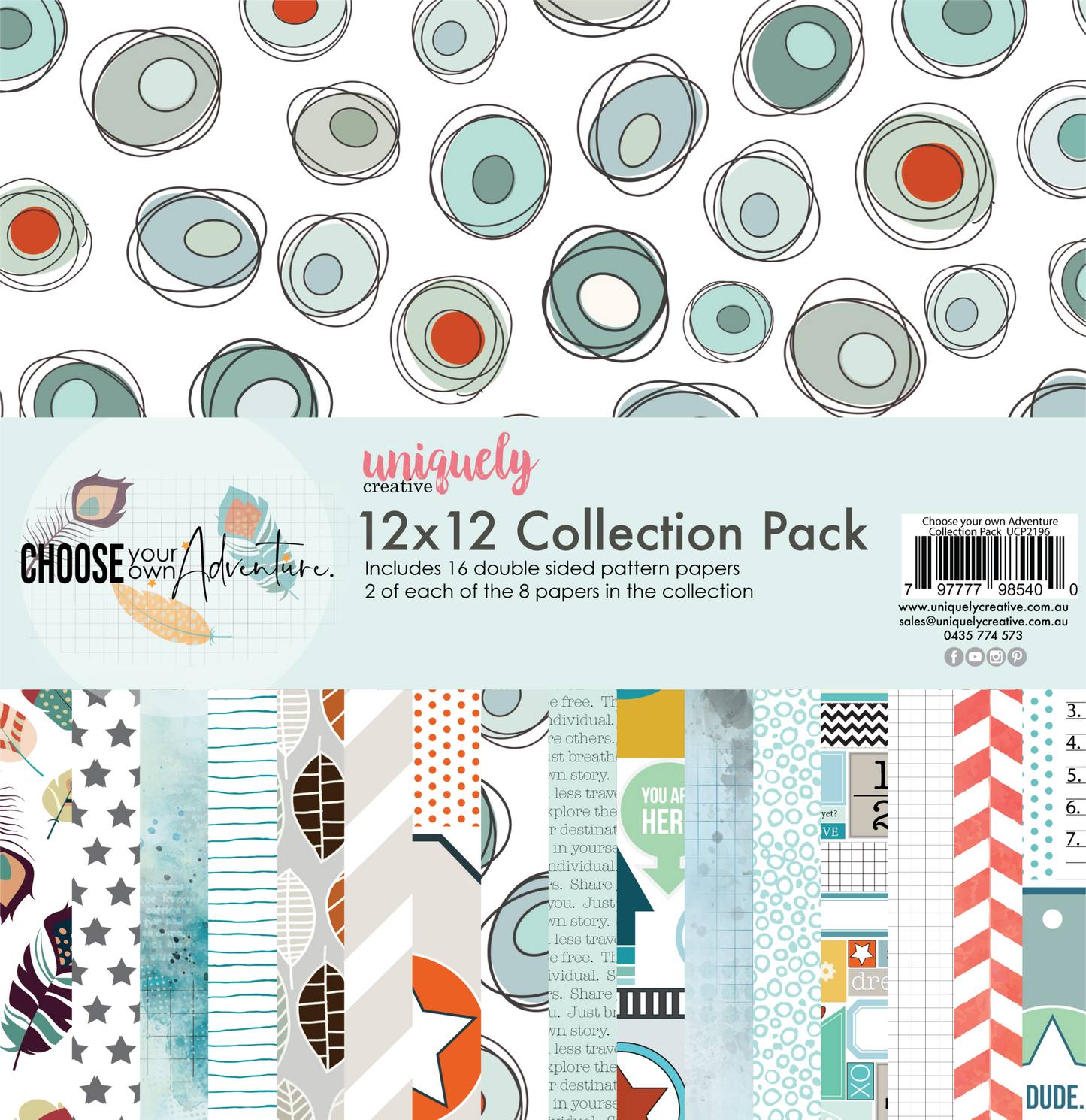 CHOOSE YOUR OWN ADVENTURE 12" X 12" COLLECTION PACK BY UNIQUELY CREATIVE