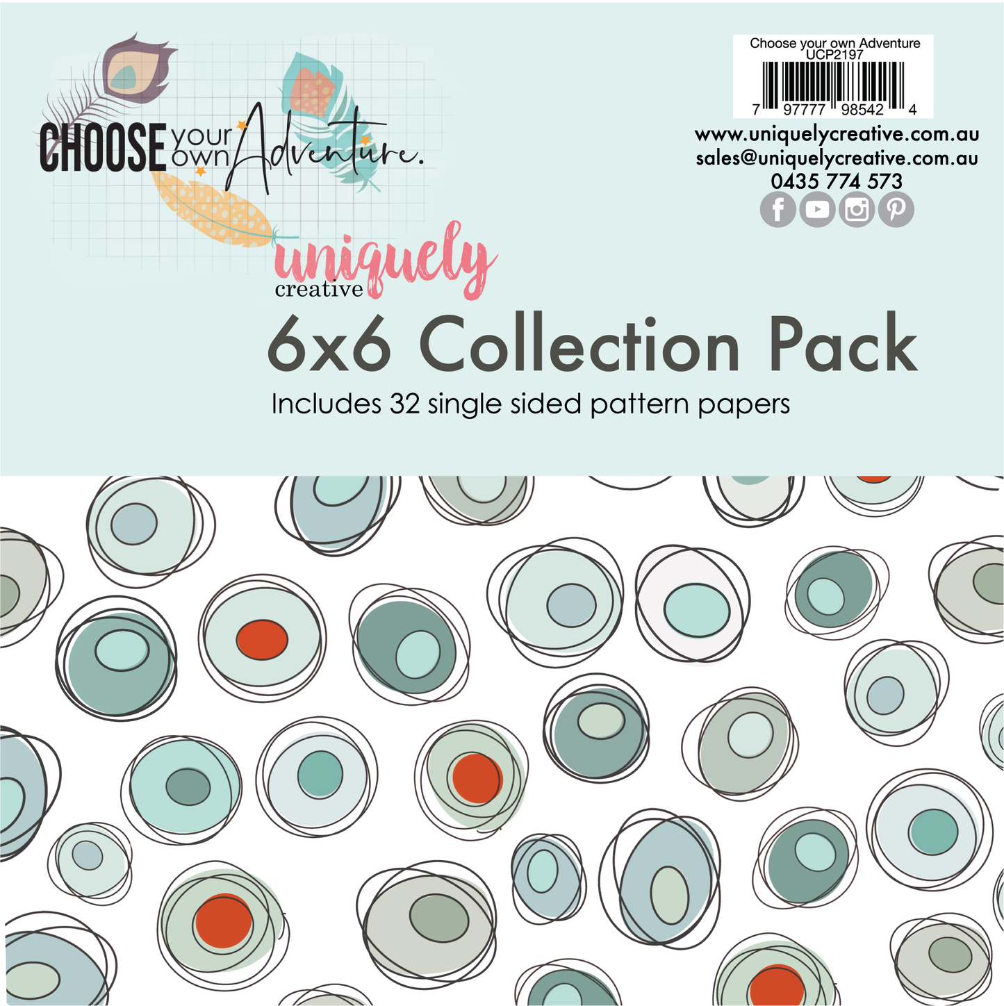 CHOOSE YOUR OWN ADVENTURE 6" X 6" COLLECTION PACK BY UNIQUELY CREATIVE