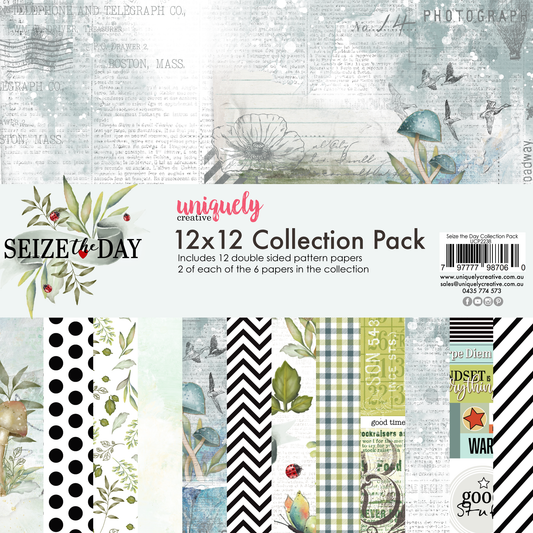 SEIZE THE DAY 12" X 12" COLLECTION PACK BY UNIQUELY CREATIVE