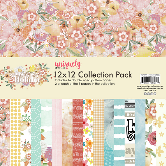 SUMMER HOLIDAY 12" X 12" COLLECTION PACK BY UNIQUELY CREATIVE