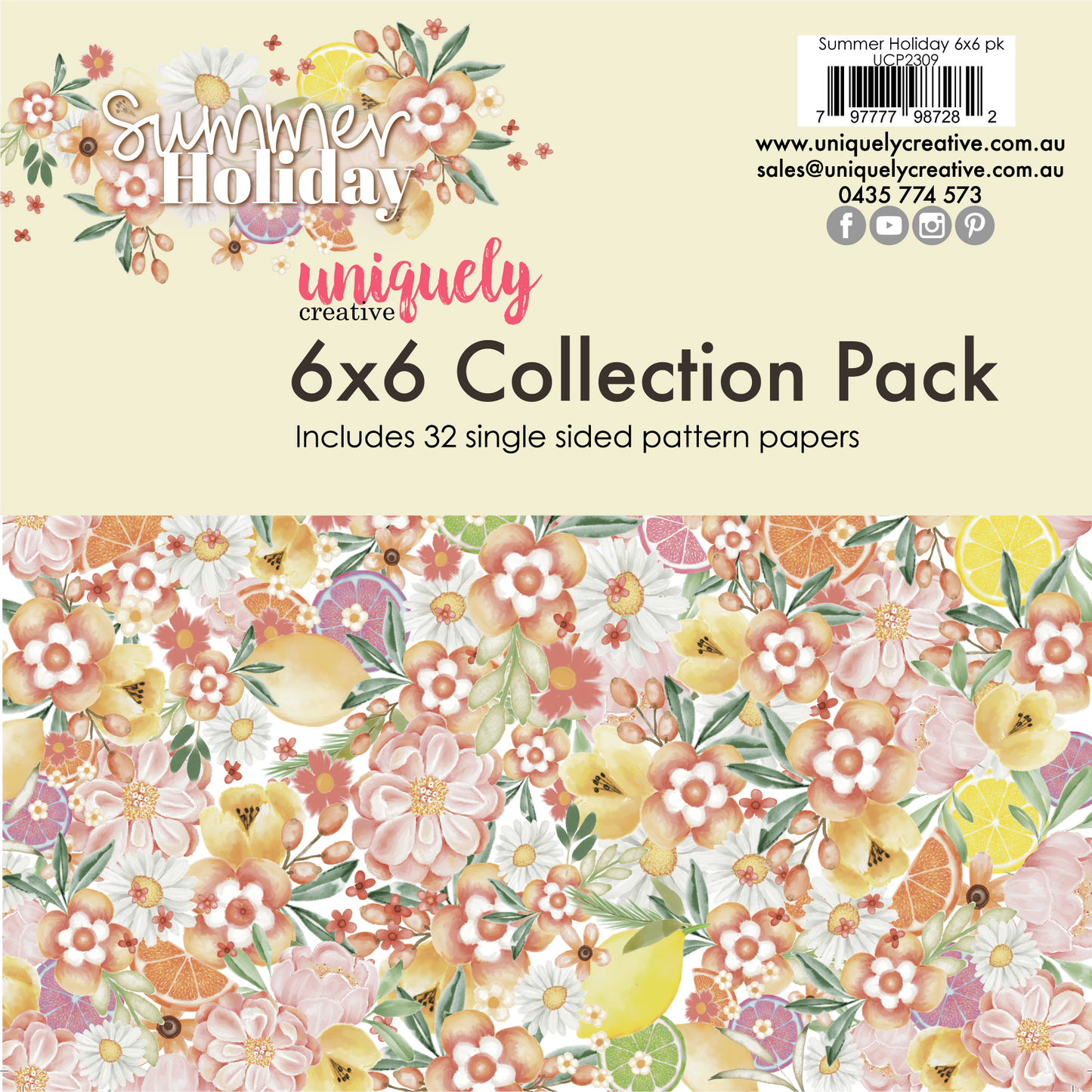 SUMMER HOLIDAY 6" x 6" COLLECTION PACK