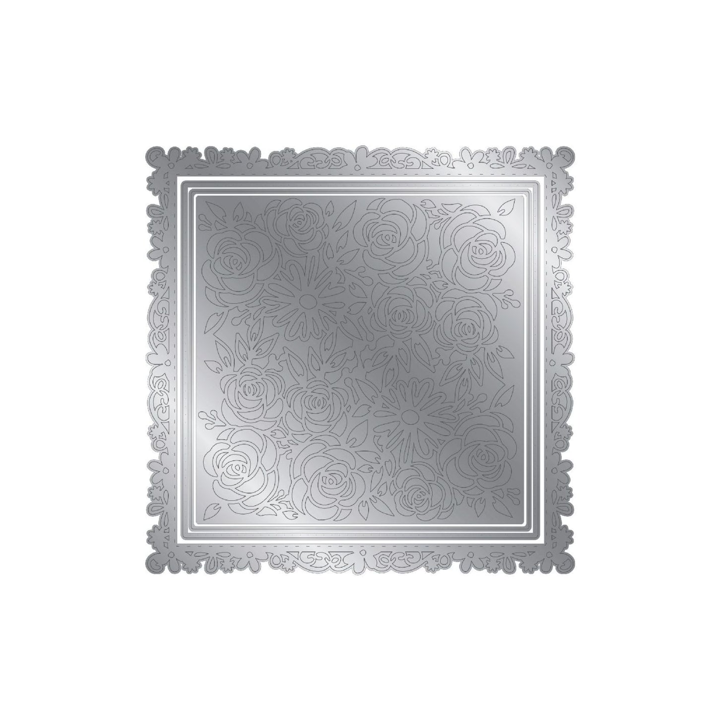 CHLOES CREATIVE CARDS METAL DIE SET - FLORAL LACE BACKGROUND