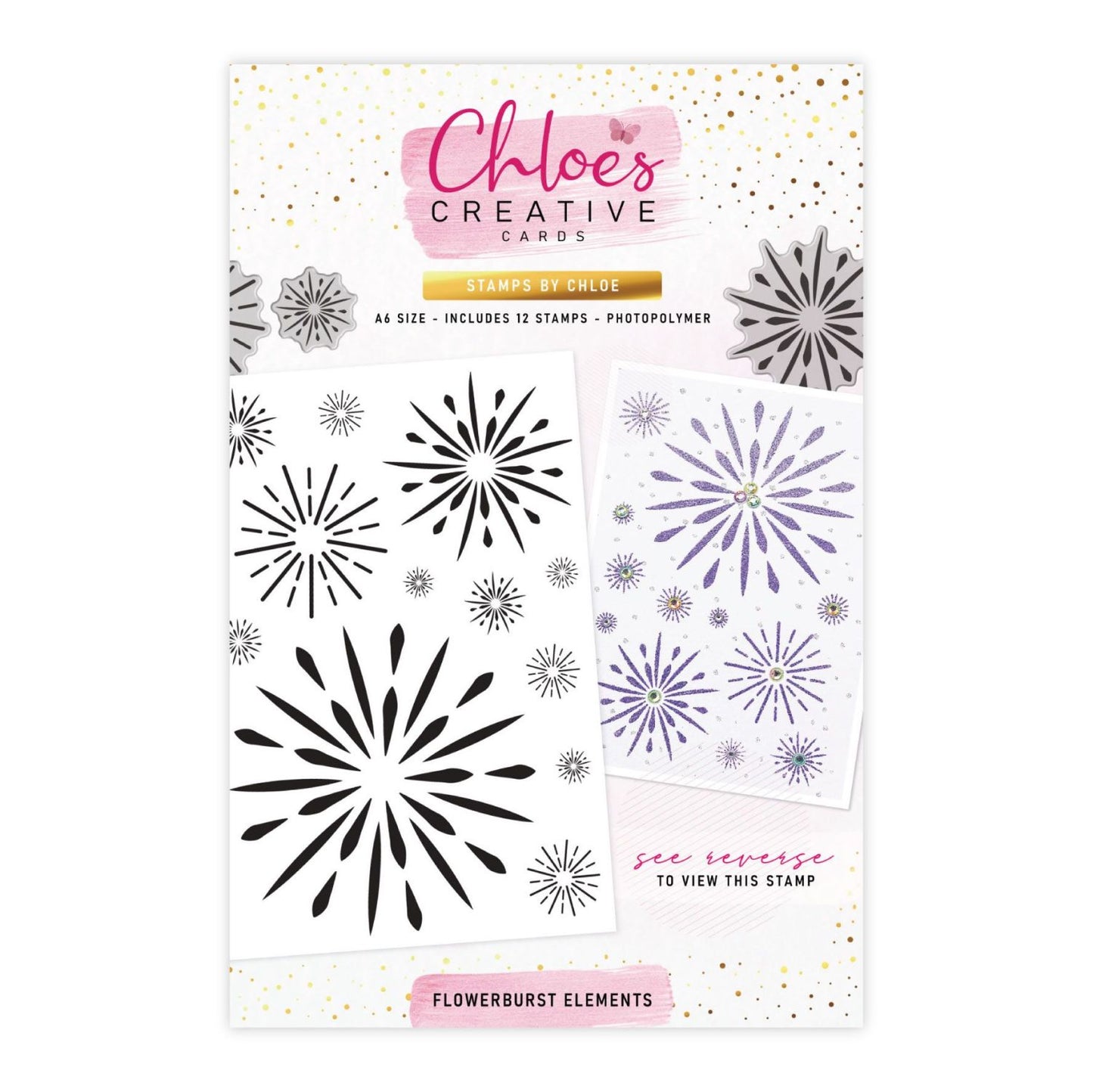 STAMPS BY CHLOE FLOWERBURST ELEMENTS CLEAR STAMP