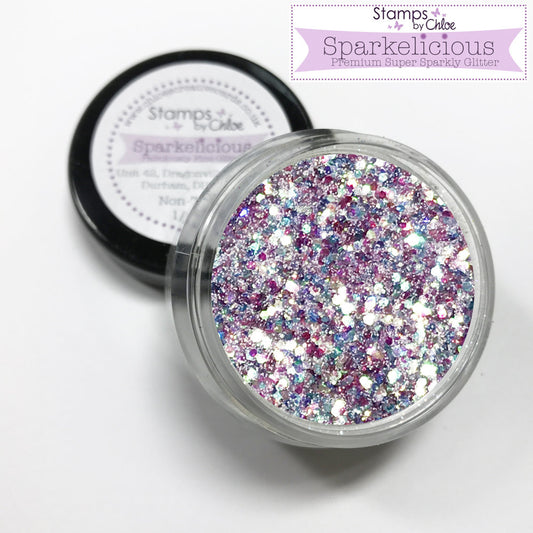 STAMPS BY CHLOE SPARKELICIOUS GLITTER - BUBBLE BATH