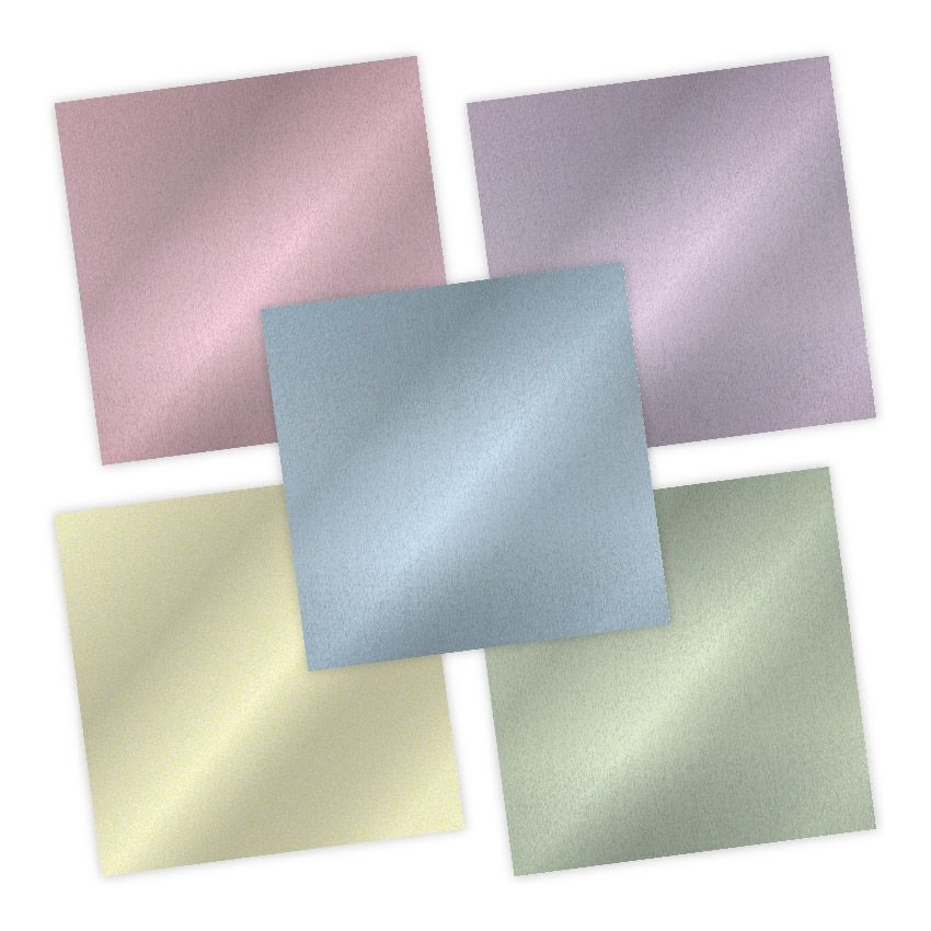 CHLOES CREATIVE CARDS MATT MIRROR CARD PAD (8" X 8") - SUGARED PASTELS