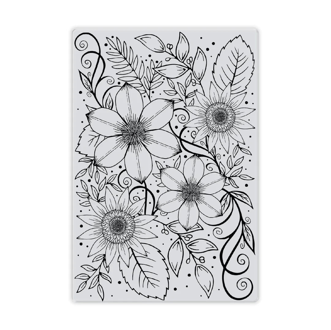 CHLOES CREATIVE CARDS DIE & STAMP SET - SUMMER FOLIAGE PANEL