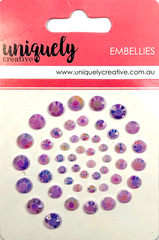 LAVENDER RHINESTONES
