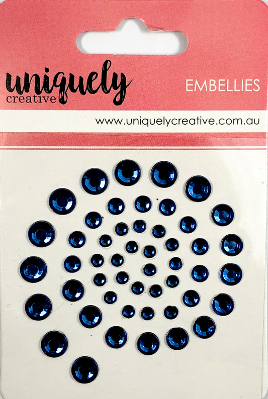 NAVY RHINESTONES