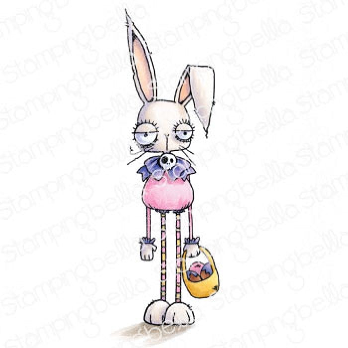 THE ODDBALL COLLECTION - ODDBALL EASTER BUNNY - UNMOUNTED RUBBER STAMP - STAMPING BELLA