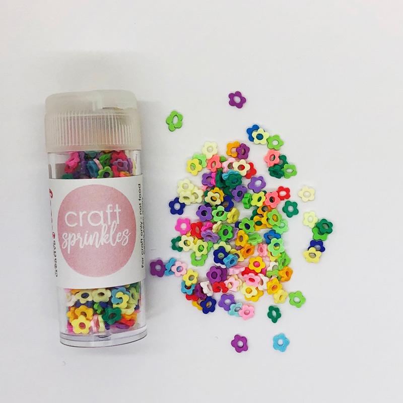 RAINBOW FLOWERS CRAFT SPRINKLES