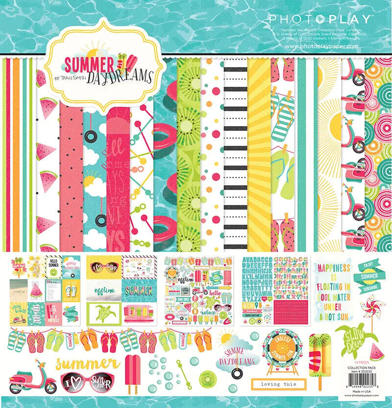 SUMMER DREAMS 12" X 12" COLLECTION PACK BY PHOTOPLAY